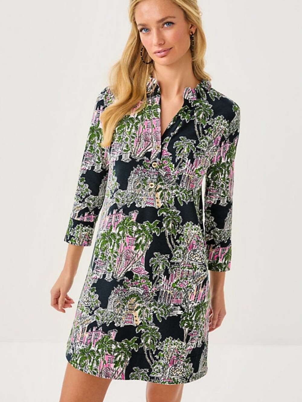 NWT Lilly Pulitzer Knightley Dress Onyx Pb Anniversary Toile SIZE XS